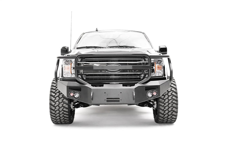 F150 18-C Winch Bumper with Full Grill Guard Bare