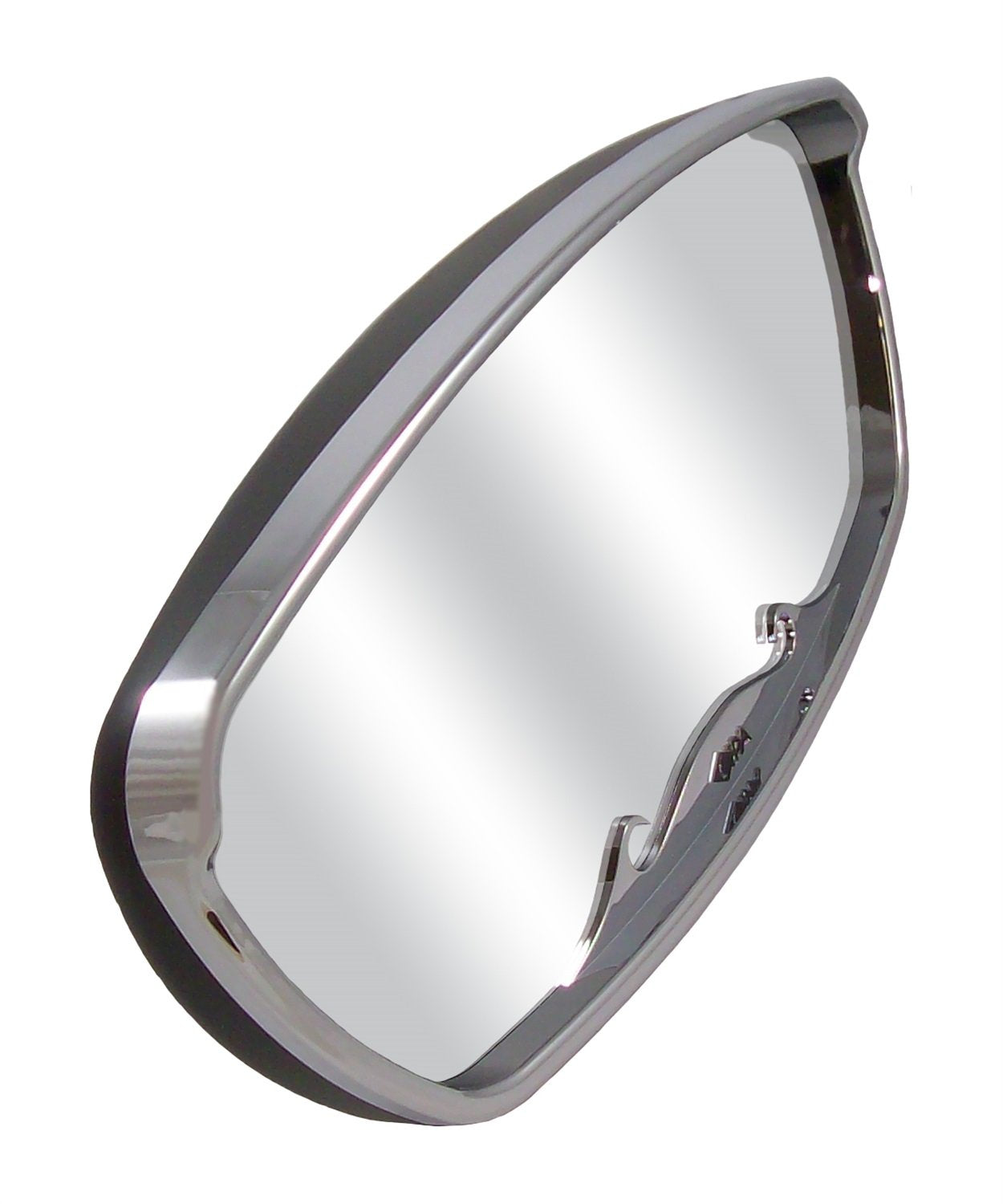 Wave CIPA 04876 7" x 17" Mirror Head (Black with Chrome Trim)