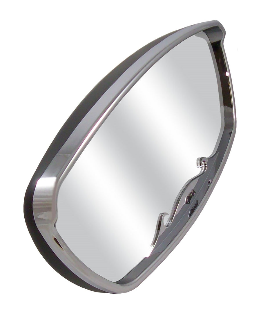 Wave CIPA 04876 7" x 17" Mirror Head (Black with Chrome Trim)