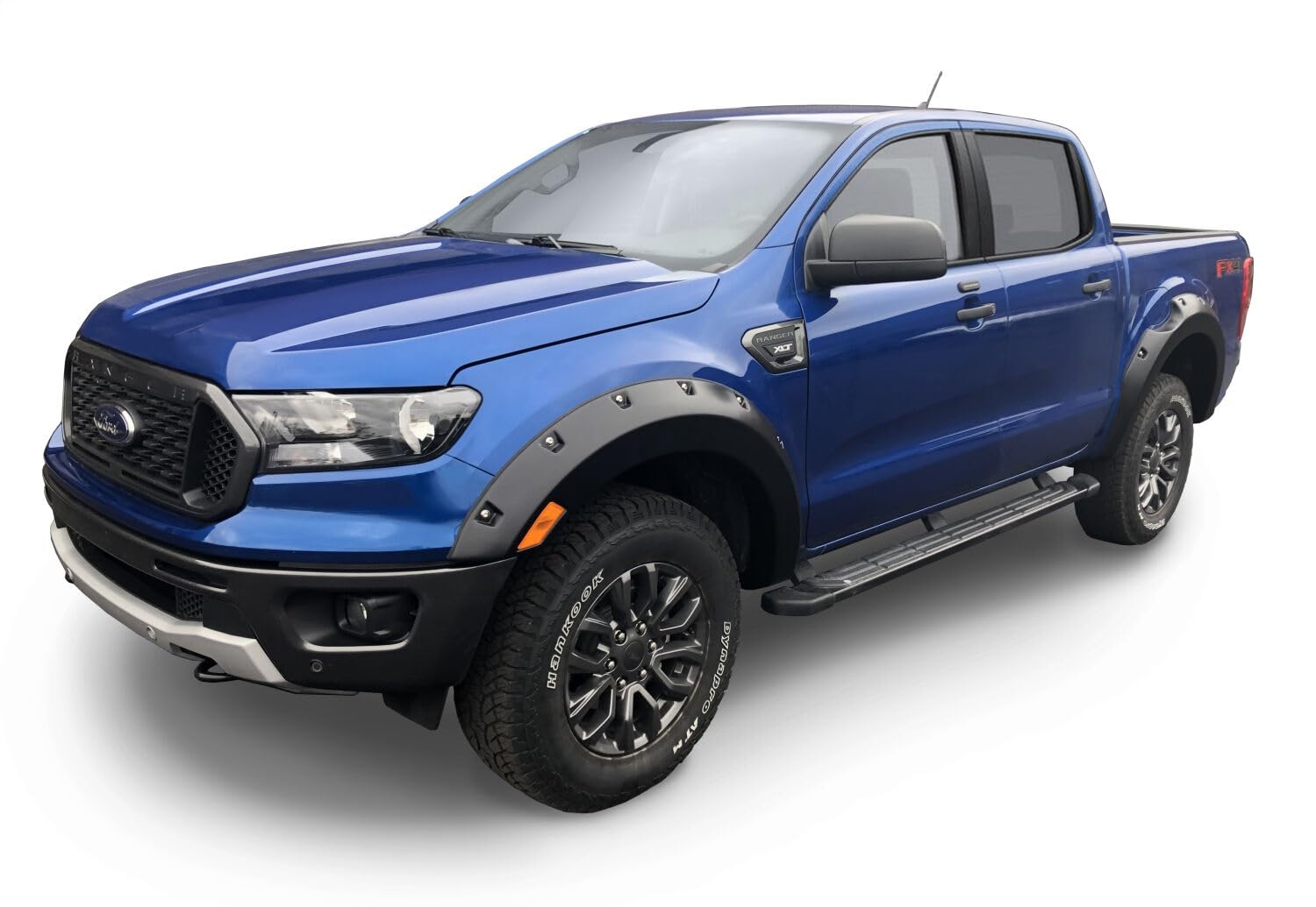 Fender Flares Husky Liners Pocket Style | Fits 2019-2023 Ford Ranger, 5' Bed | Front & Rear, 4-pc Black - 2802949