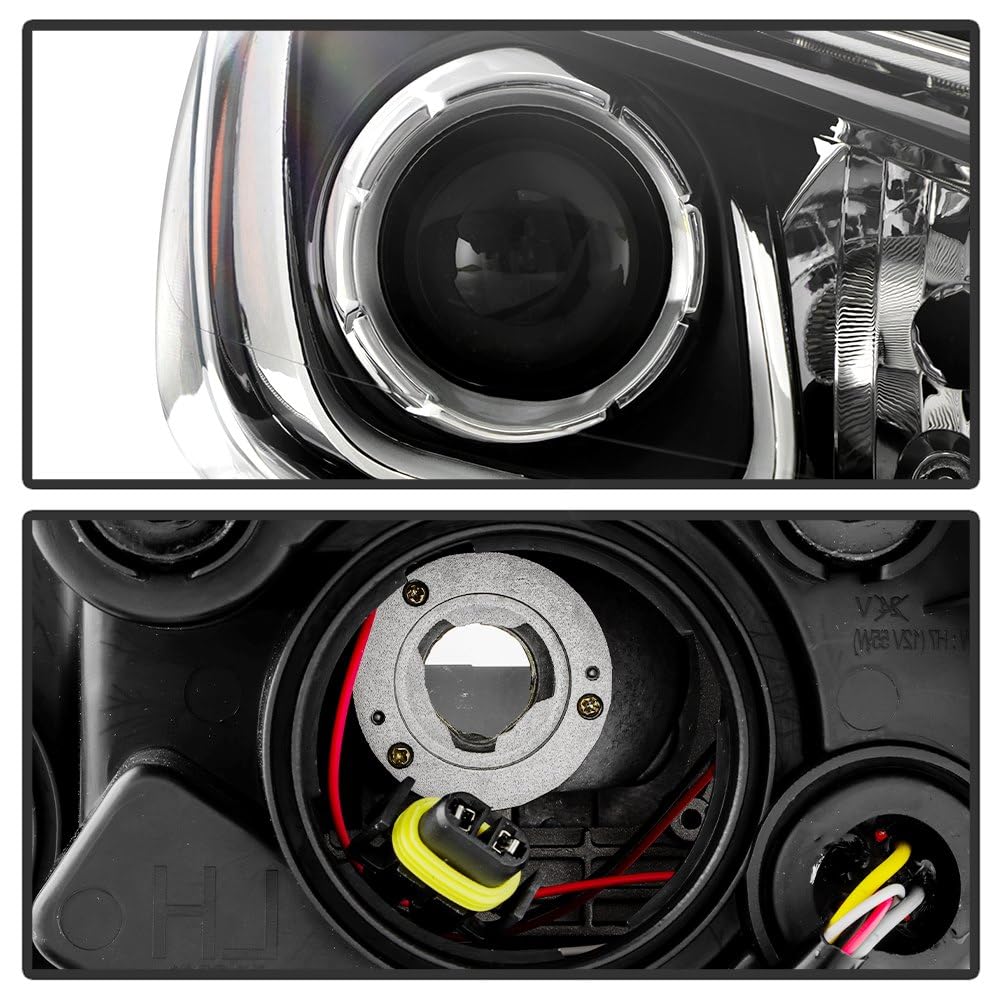 Chevy Spark LS/LT 19-21 Spyder (POE) Halogen Projector Headlight - Low Beam-H7(Not Included) ; High Beam-H1(Not Included) - OE Right (Fit w/Bumper Parking Lamp)