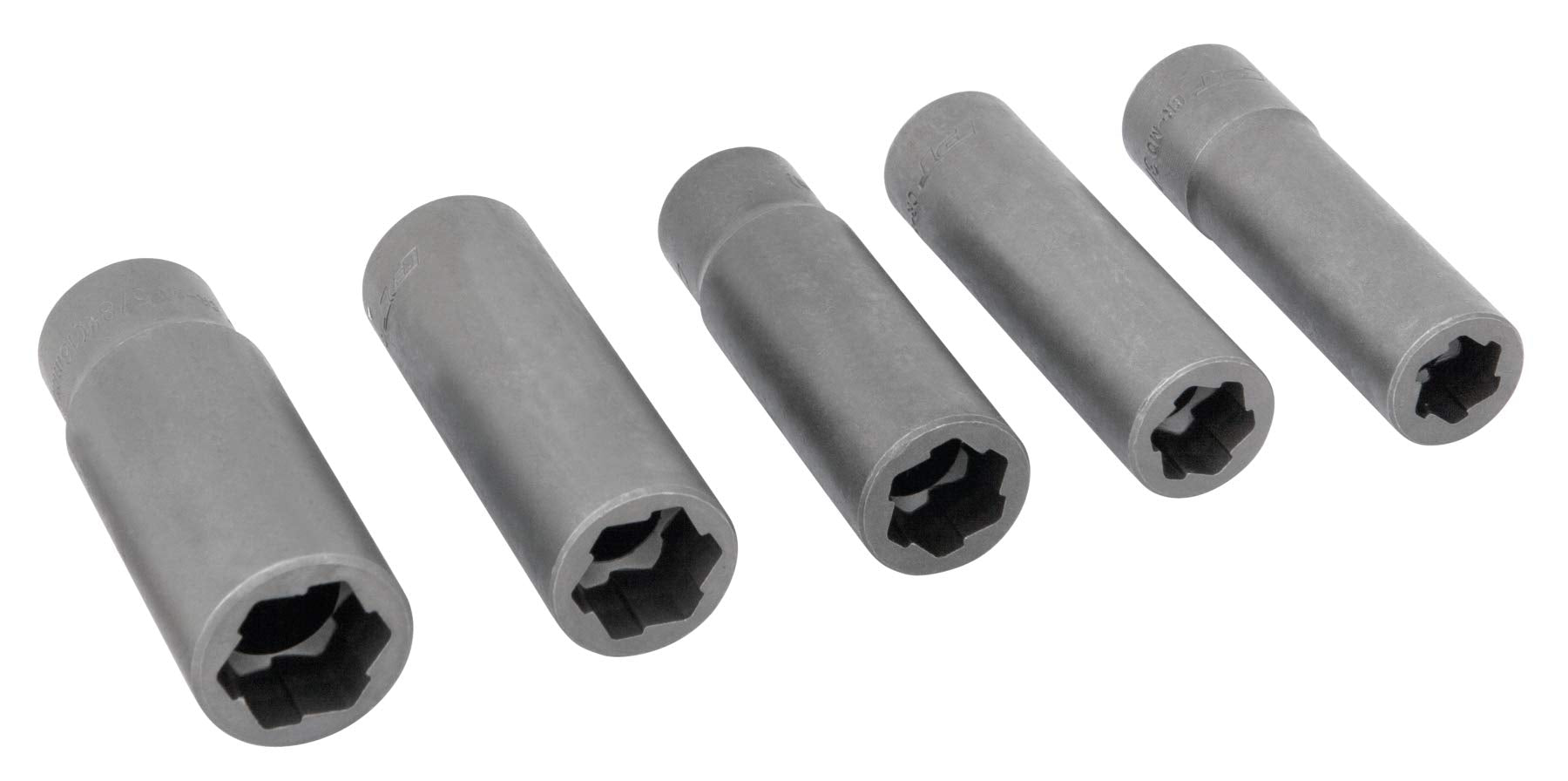 W38920 Performance Tool 3/8-Inch Drive 5 Piece Deep Wall Bolt Extractor Set (Metric/SAE)