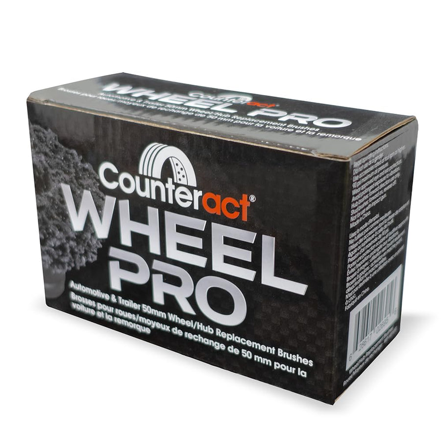 WP-HB1650 Counteract 16mm Wheel Pro Hub Brush -6 pk - 50mm - Clip in