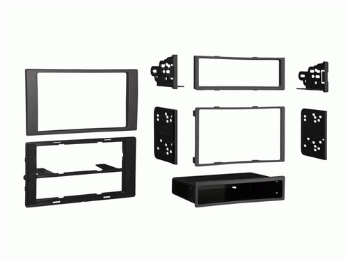 Metra 99-5824CH Dash Installation Kit Single/Double DIN for 2010-Up Ford Transit Vehicles, Charcoal