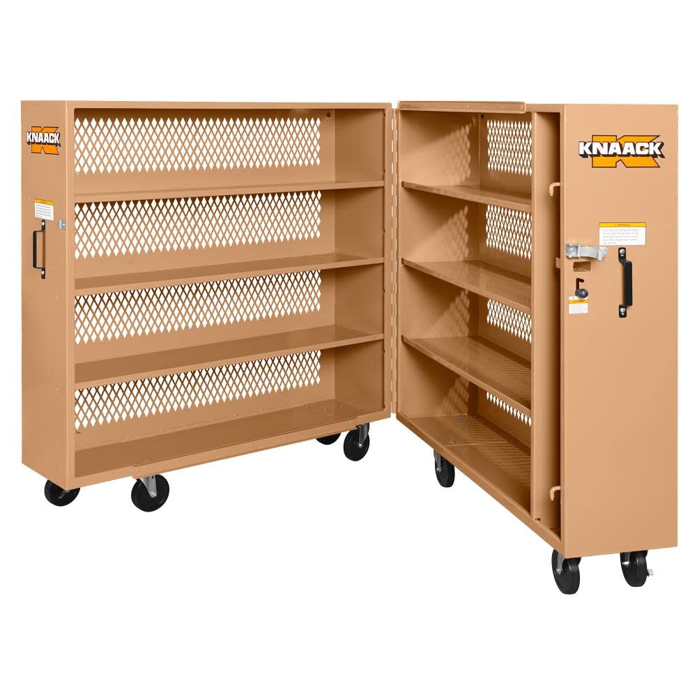 Jobsite Storage Cabinet KNAACK,53"Wx30"Dx65"H