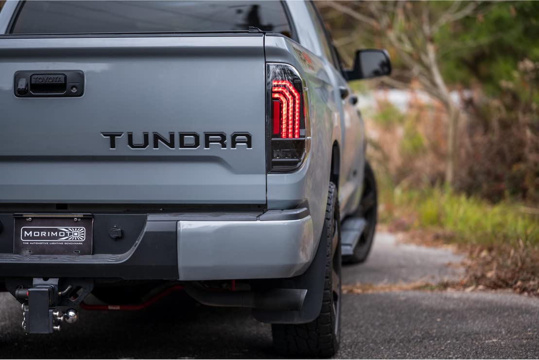 Morimoto LED XB Taillights Fits Toyota Tundra 14-21, Plug and Play Pair of Smoked Taillight Assemblies (LF705)