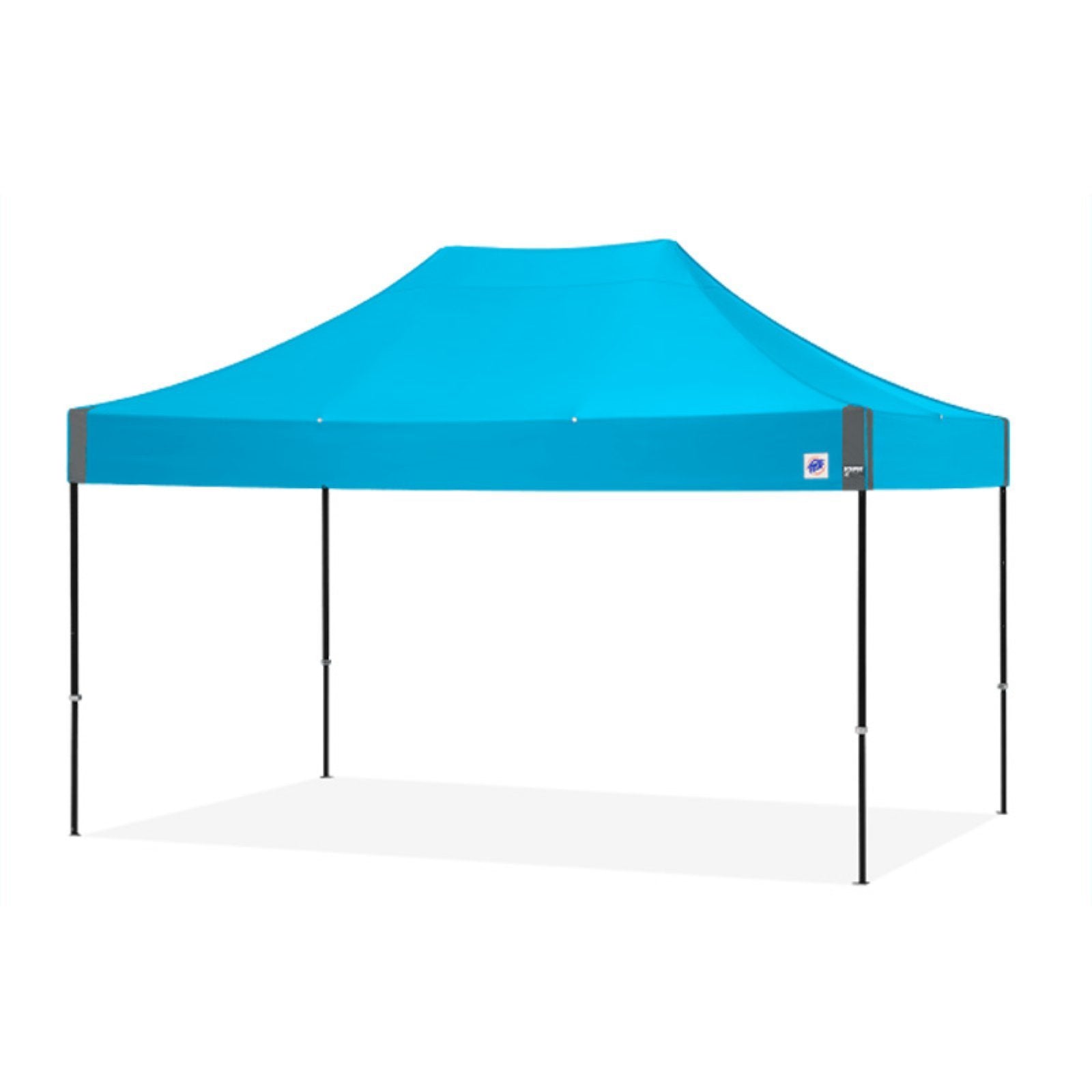 E-Z UP Instant Shelter Eclipse Canopy, 10' x 15', White Steel Frame and Professional Grade Royal Blue Top