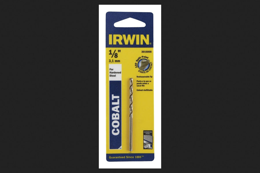 1/8" X 2-3/4" Irwin Cobalt Drill Bit 3016008