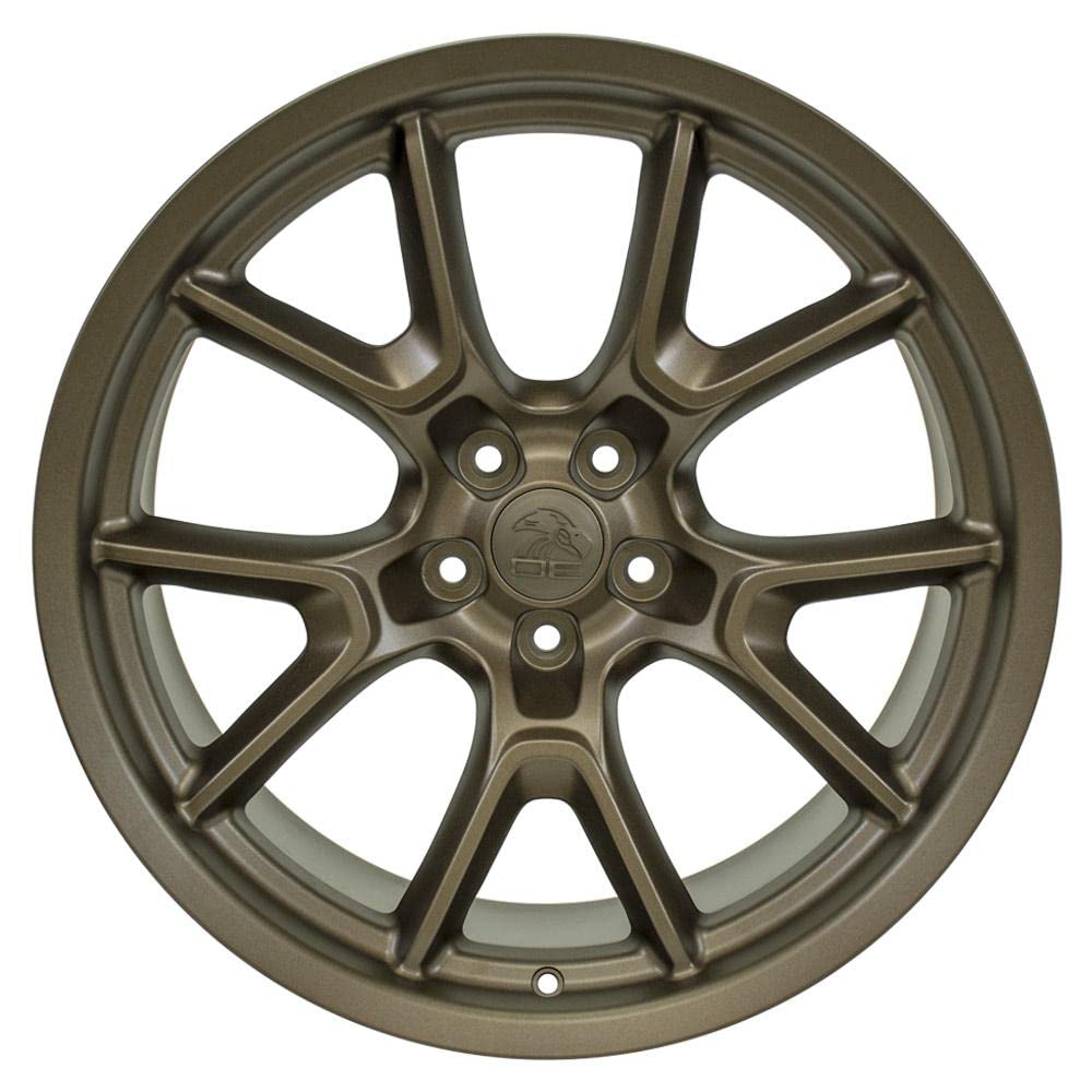 20 Inch OE Wheels DG21 Rim Fits Challenger 50th Anniversary Style 5x115 20x10 Satin Bronze - Hollander 10369 (1)