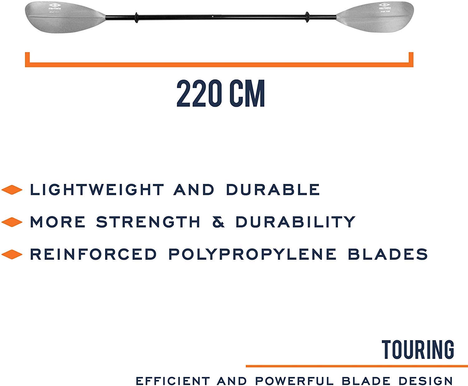 Kayak Paddle Carlisle Magic Plus (Sunrise, 220 cm)