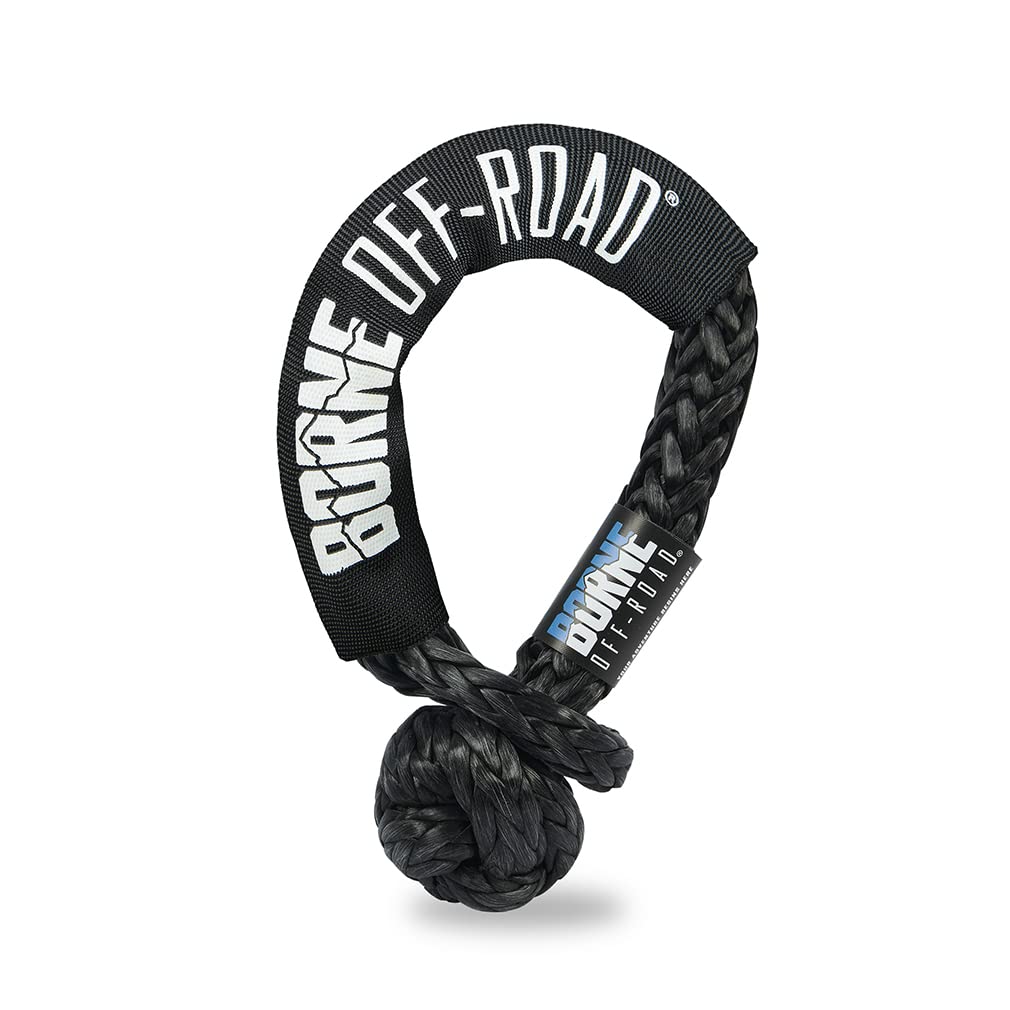 Off-Road Borne Soft Shackle, 1/2", Black