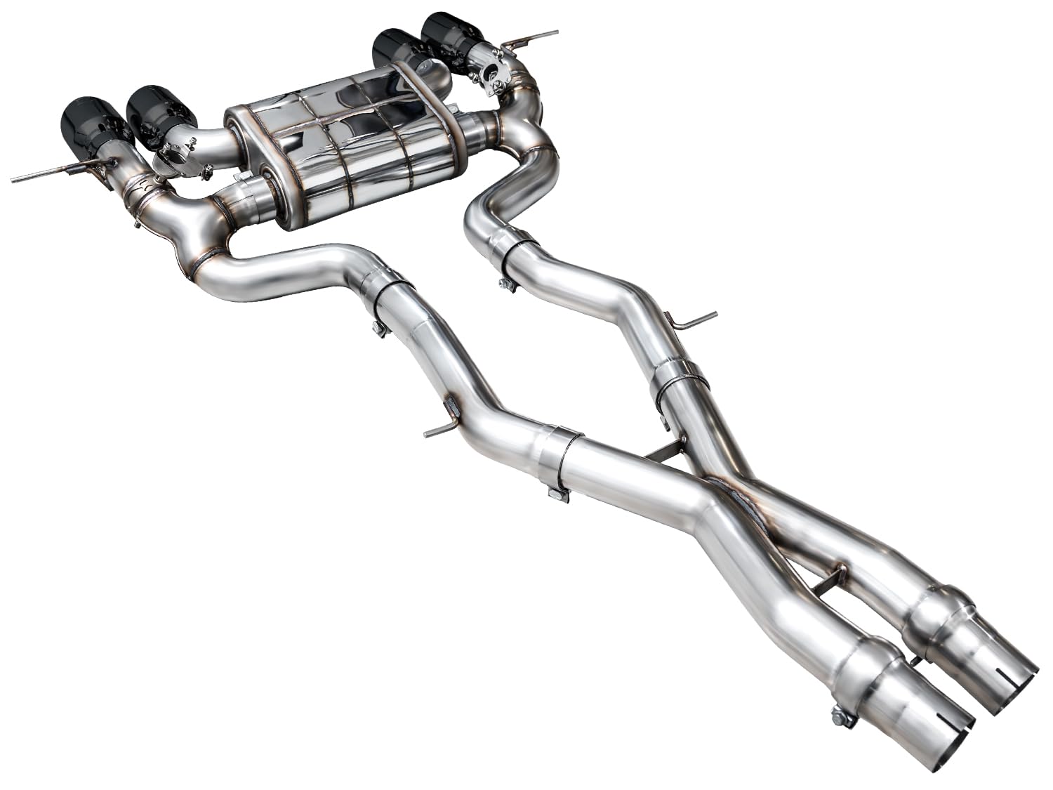 AWE Exhaust for G87 BMW M2 Suite - SwitchPath / Diamond Black