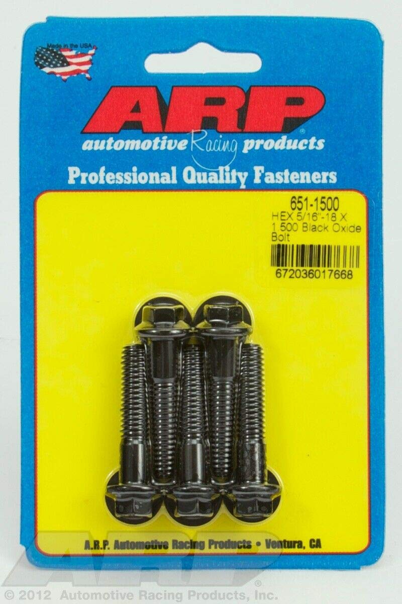 Hex ARP (651-1500) Oxide Bolt, Black