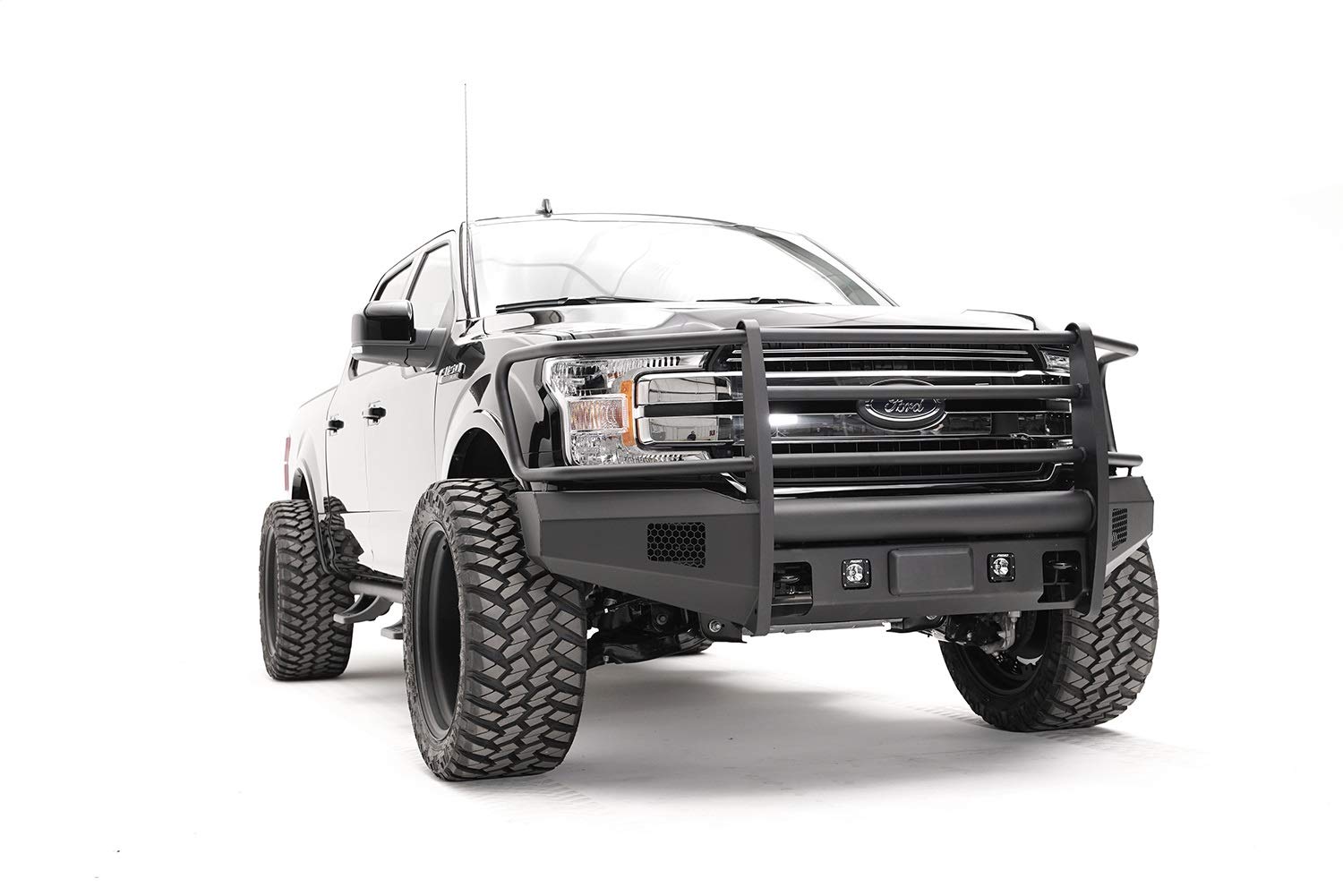 F150 Raptor 18-C Adaptive Cruise Control Relocation Brckt Blck Steel Elite Bumper