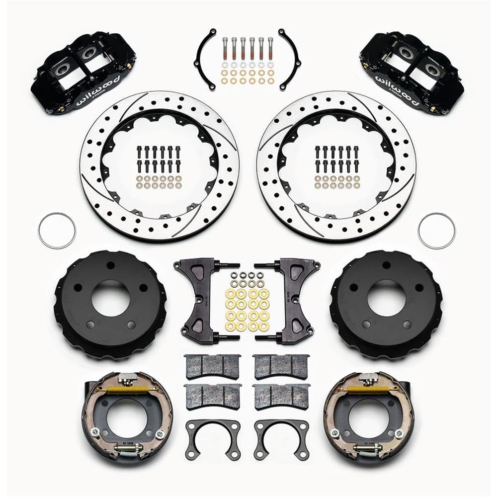 Rear P-Brk Kit, FNSL4R, 12.88", Drilled