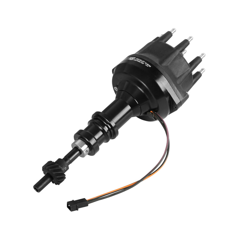 Small Diameter MSD Pro-Billet Distributor, Iron Gear, Black