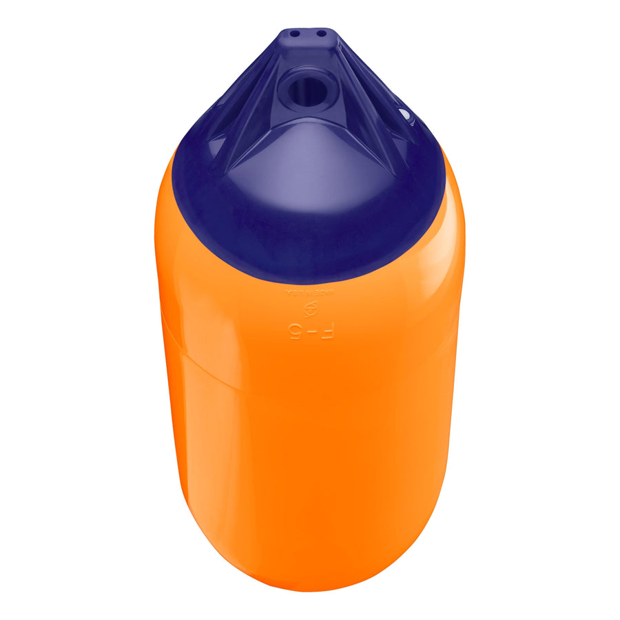 Polyform F-5 Standard Boat Fender F-Series - Blue Ropehold Orange