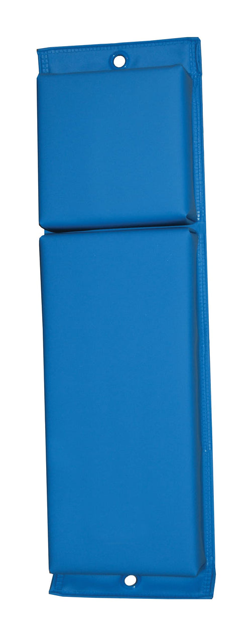 Vinyl Covered Hull-Saver Contoured Fender, Blue (24"L x 6"W x 2-1/2"D)