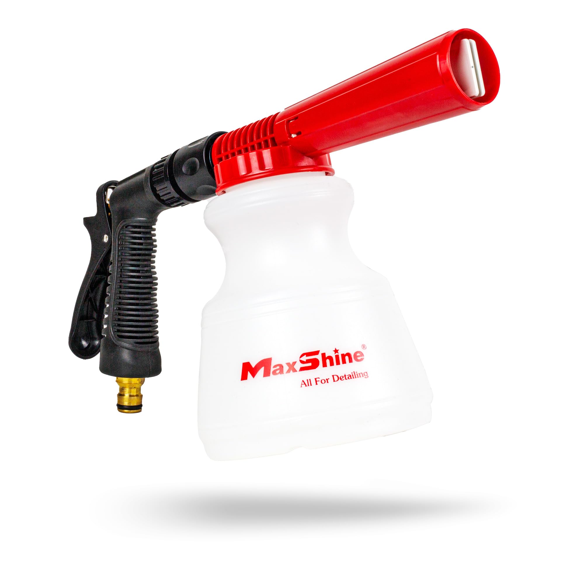 Low Pressure Foam Gun Maxshine LPG001 | 1L Bottle, Anti-Slip Base, Universal Garden Hose Connection | Lubricated Foam, Dirt Removal, Quick Cleaning for Automotive Exterior