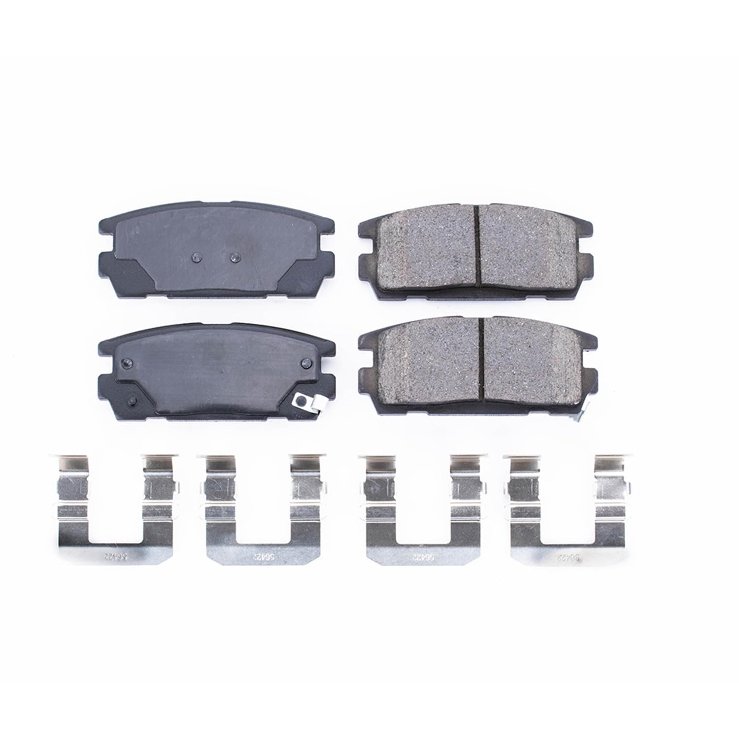 Power Stop Front Brake Kit For Chevrolet Captiva Sport 2012-15 |GMC Terrain 2010-17 |Equinox 2007-17 |Pontiac Torrent 2007-09 - Ceramic Brake Pads With Installation Hardware, 17-1275