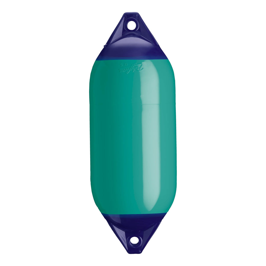 F-5 Polyform Boat Fender Standard Blue Ropehold - Teal