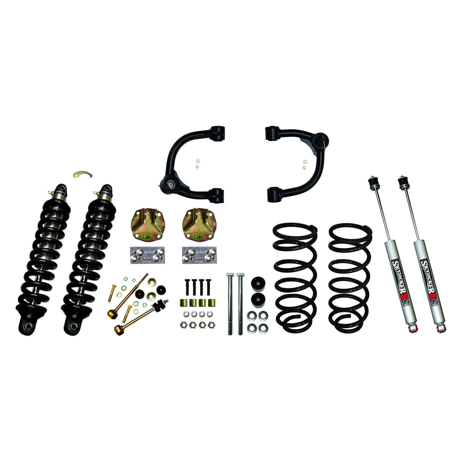 Skyjacker Coilover T4330UM A-Arm Lift; 3 in. Lift; Upper Coilover; Incl. Rear Coil And M95 Monotube Shock;