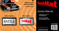 Ultra HushMat License Plate Kit with Damping Pad