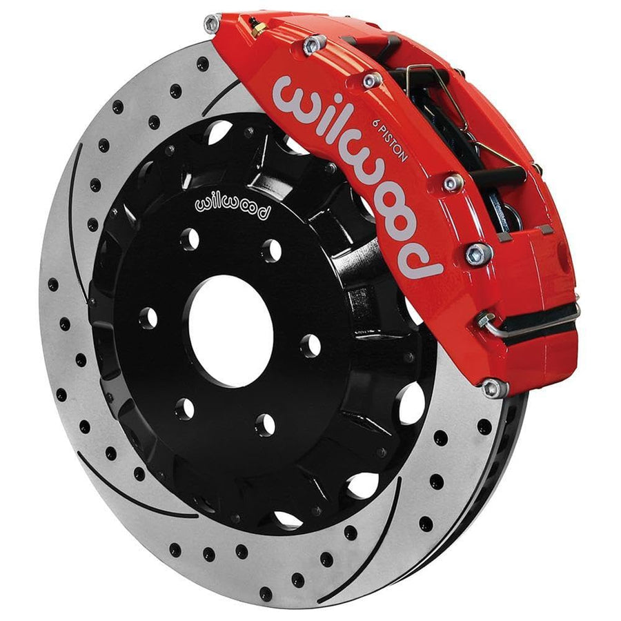 16.00" TC6R Front Kit, Drilled, Red