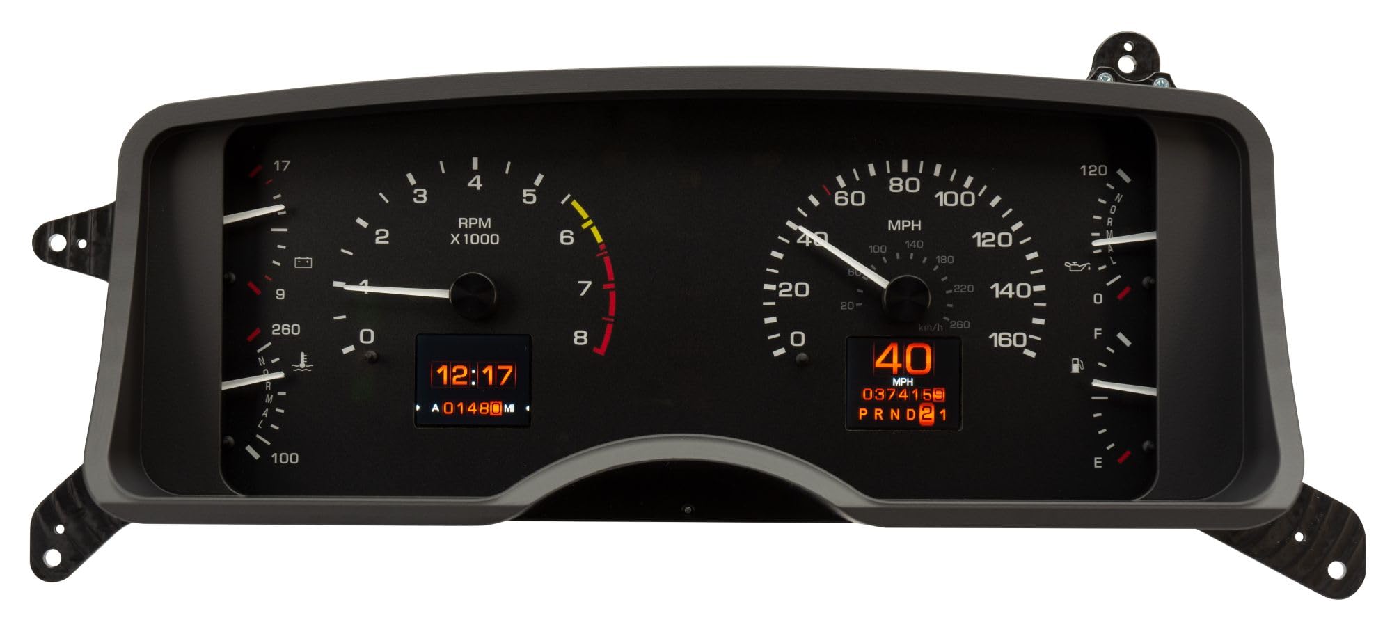 Dakota Digital Retrotech RTX-87F-MUS-X Gauge Instrument System Compatible with Ford 1987-89 Mustang