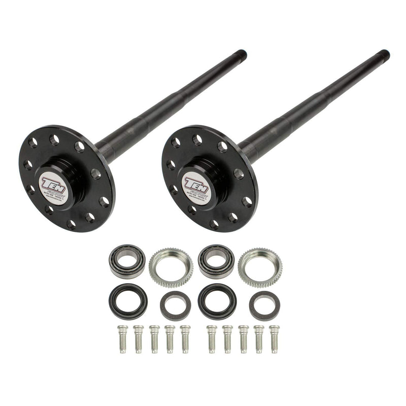 Bolt Pattern TEN Factory MG22158, Spline Drive Axle Shaft Assembly for Dana 44 JK 5-Bolt, 35 Spline, Left and Right – Fits Jeep Wrangler (2007–2018) Replaces G2 96-2052-2-35, Revolution RAK50-35