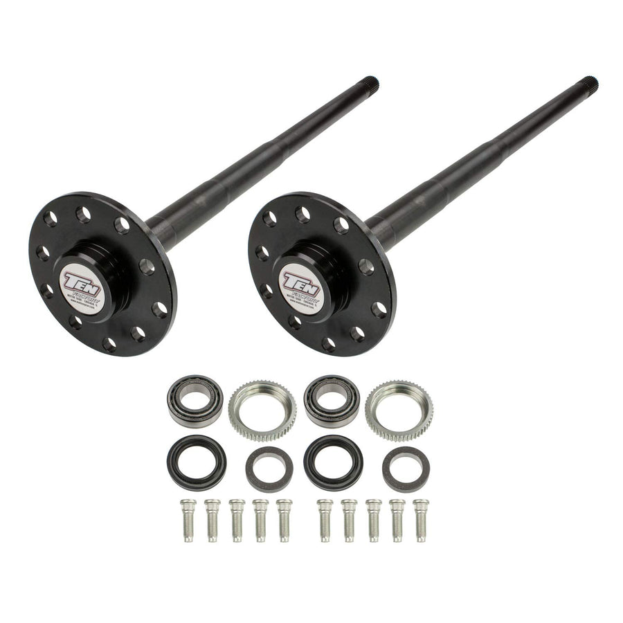 Bolt Pattern TEN Factory MG22158, Spline Drive Axle Shaft Assembly for Dana 44 JK 5-Bolt, 35 Spline, Left and Right – Fits Jeep Wrangler (2007–2018) Replaces G2 96-2052-2-35, Revolution RAK50-35