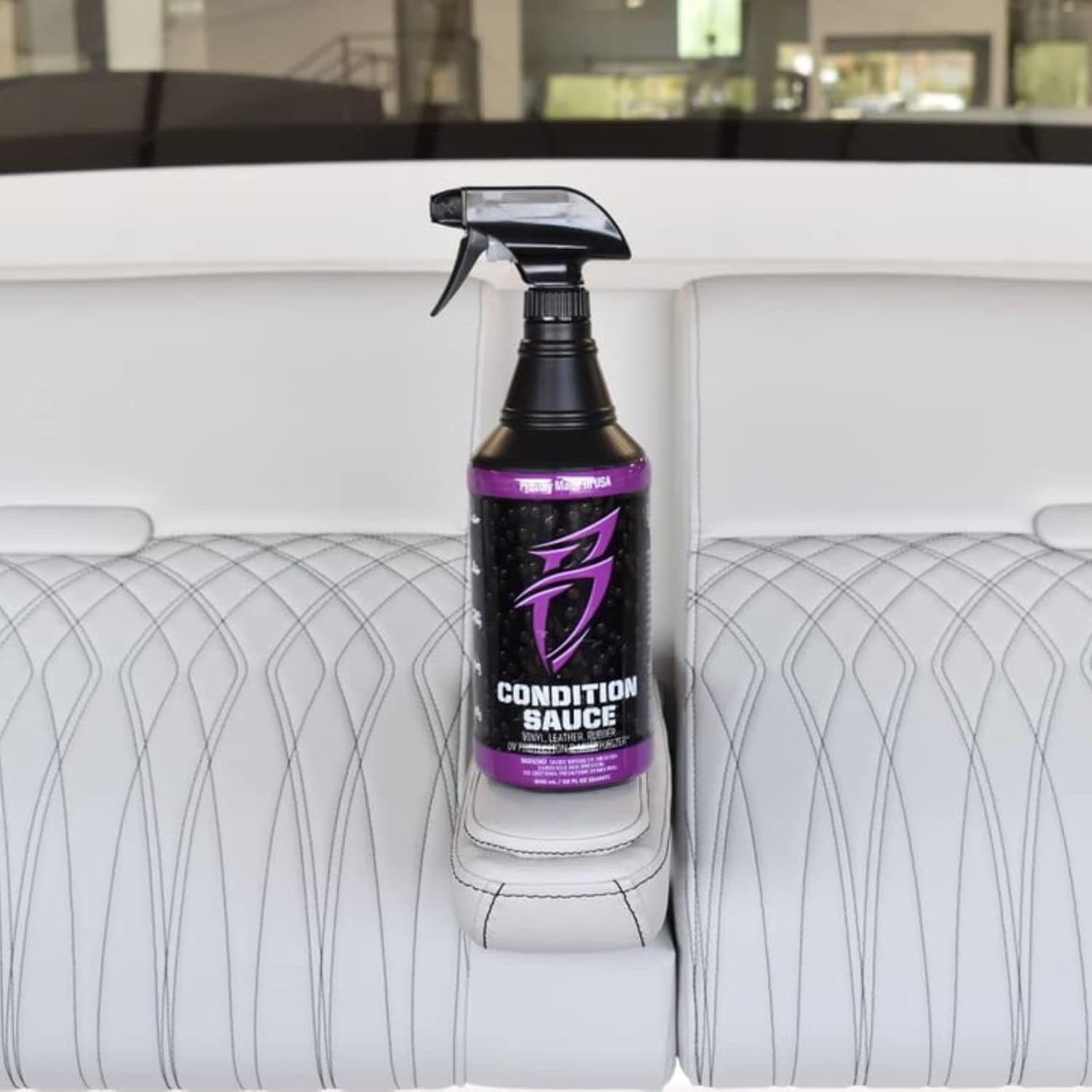 Vinyl Sauce Boat Bling Premium Vinyl and Leather Cleaner, for Boats, RVs, Powersport Vehicles, 20 oz.