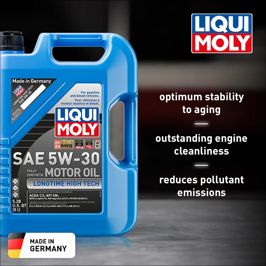LIQUI MOLY High Tech Longtime SAE 5W-30 | 5 L | Fully synthetic engine oil | SKU: 2039