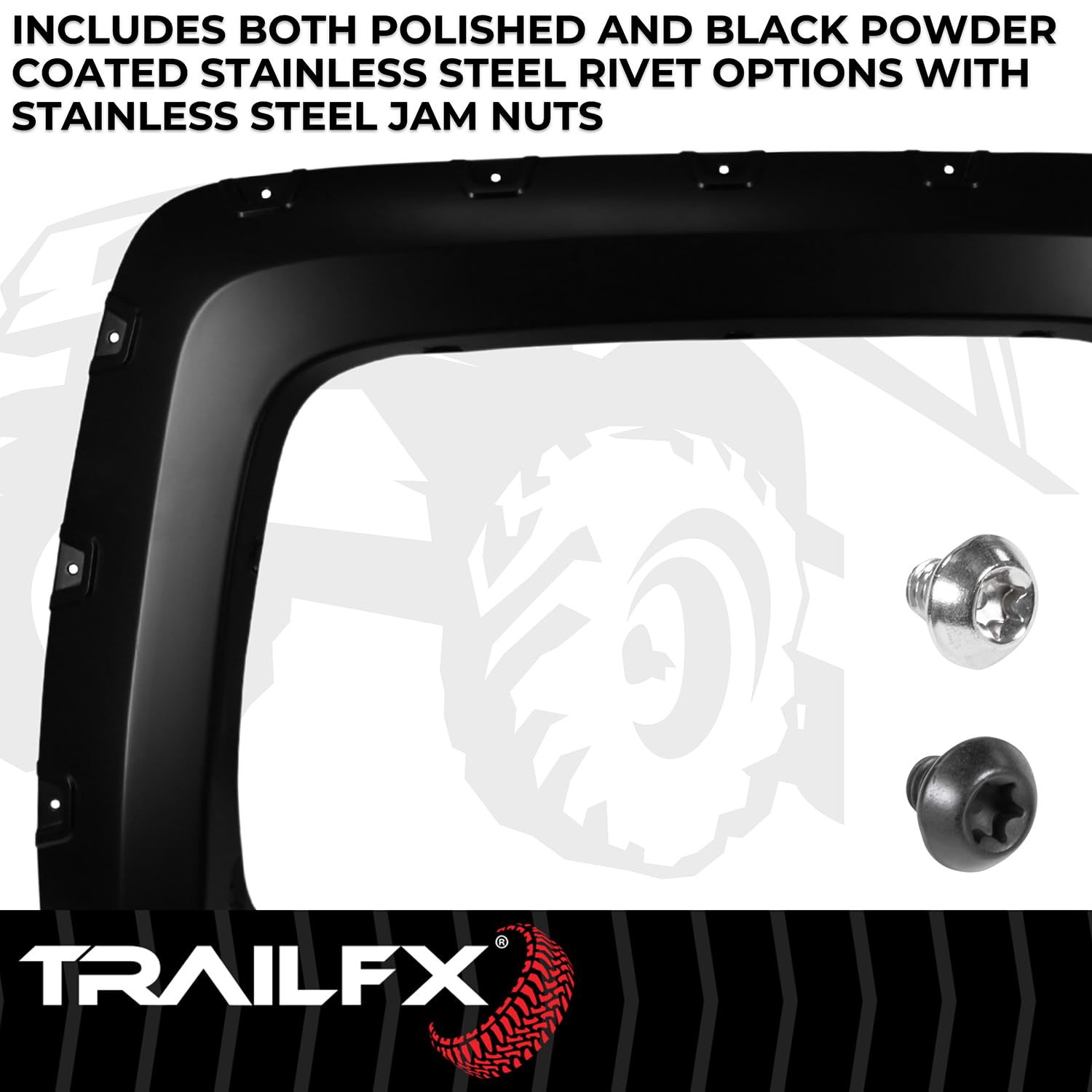 Pocket Style Trailfx TFC3002S Flare Smooth Set Of 4