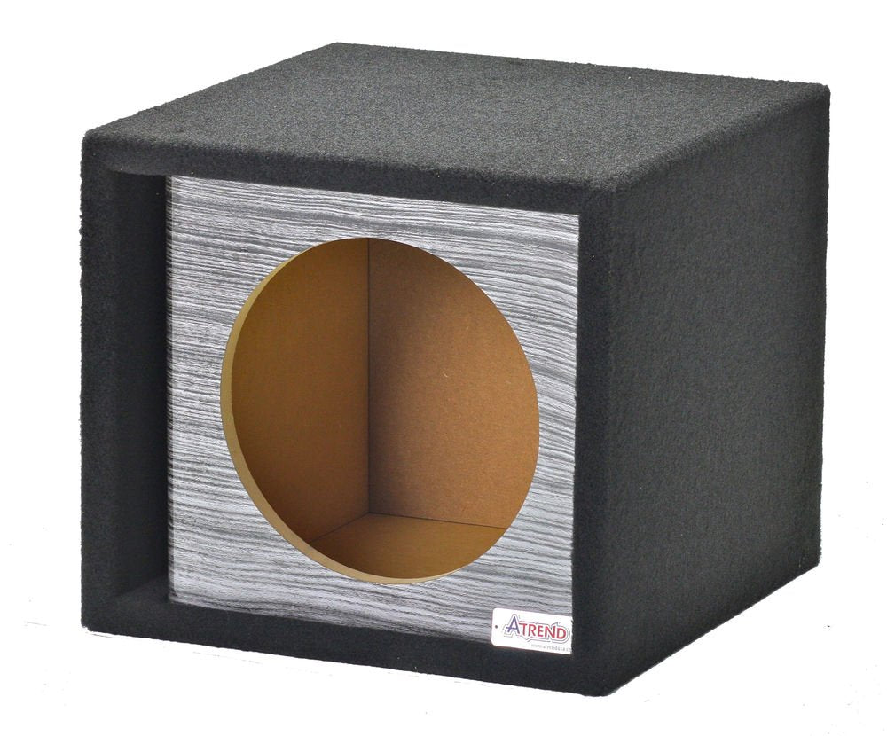 10" Subwoofer Enclosure Atrend GFX Series Vented (Platinum Wood Grain)
