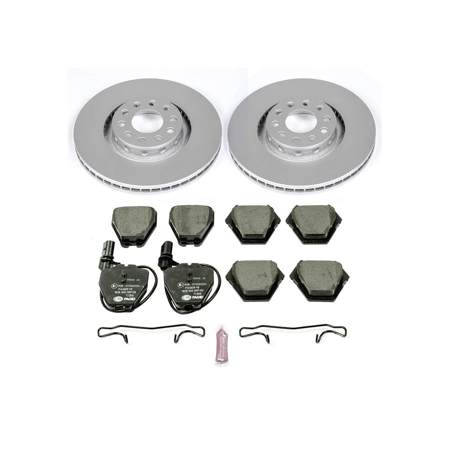 Power Stop Front ESK6722 Euro-Stop Brake Kit Volkswagen For Volkswagen Passat 2002-2004 [Model Specific]