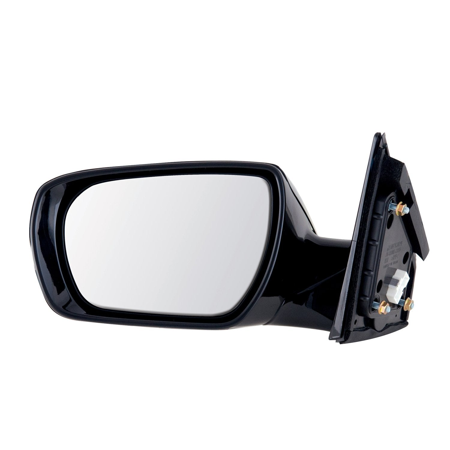 Fit System Mirror Driver Side for Hyundai Santa Fe Sport, Black, PTM Cover, Foldaway, w/o Memory, w/o Blind spot Detection, Power