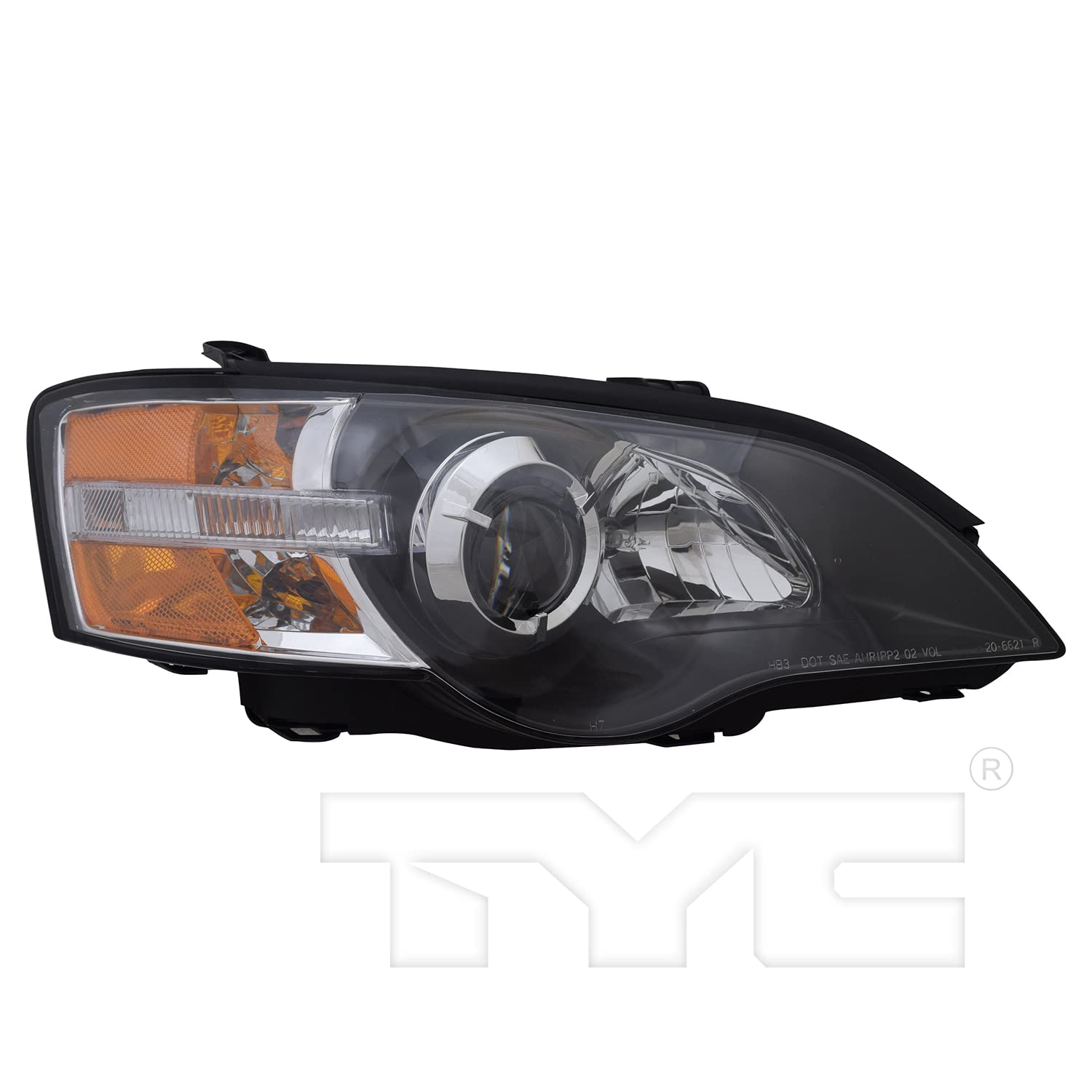 Right TYC Headlight Assembly Compatible with 2005-2005 Subaru Legacy