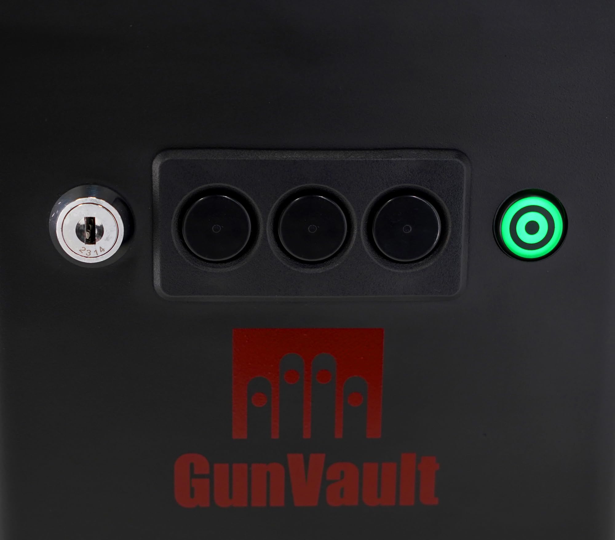 Range Vault GunVault Portable Pistol Safe with Electronic Lock, Solid Steel Construction, Foam Interior, Security Cable & TSA/CA DOJ Approval – Holds 2 Handguns & 7 Magazines