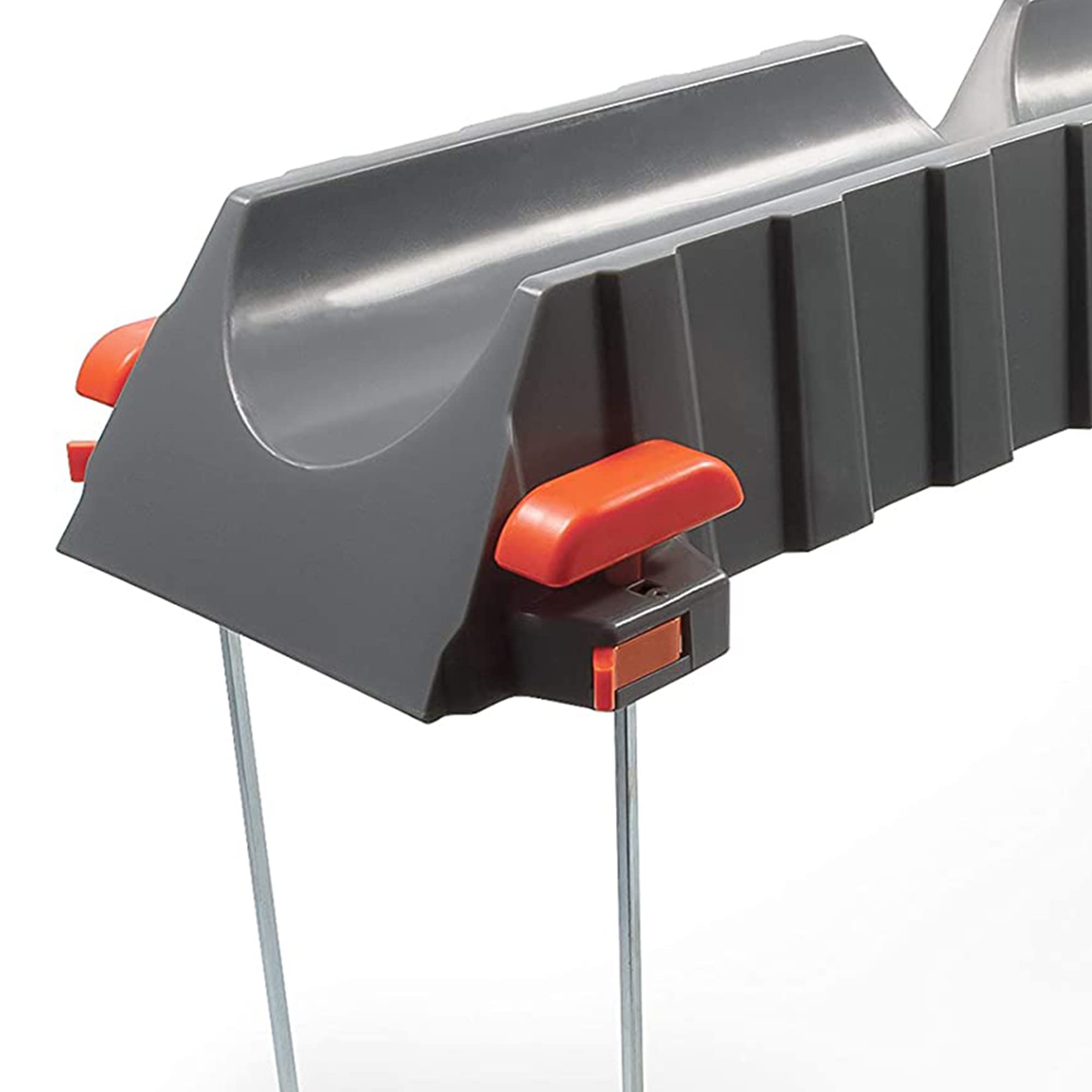 Camco Sewer Hose Support Kit / RV Rhino - Supports Up to 20-Feet of RV Sewer Hose - Features Nesting Design for Easy RV Storage & Includes (6) 30” Section w/4 Stakes Each (43071)