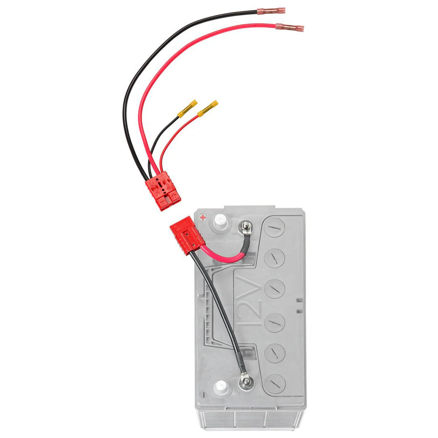 12V Connect-Ease Trolling Motor Wire Connection Kit with On-Board Charger Leads Included RCE12VBCHK | Lithium Compatible | Quick Connect Wire Connectors | Marine and Outdoor Use | Battery Not Included