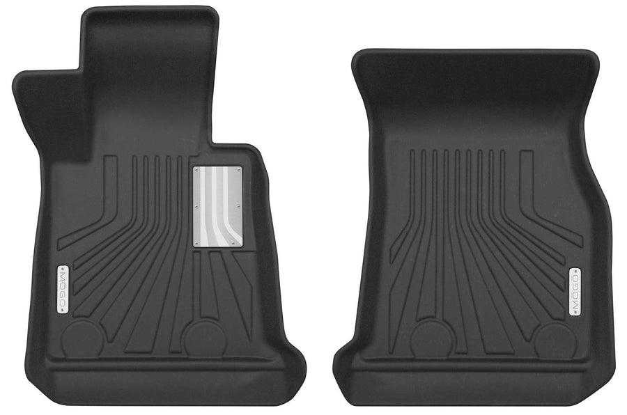 Husky Liners Front MOGO | Floor Liners - Black | 70051 | Fits 2013-2018 BMW 3 Series 2 Pcs