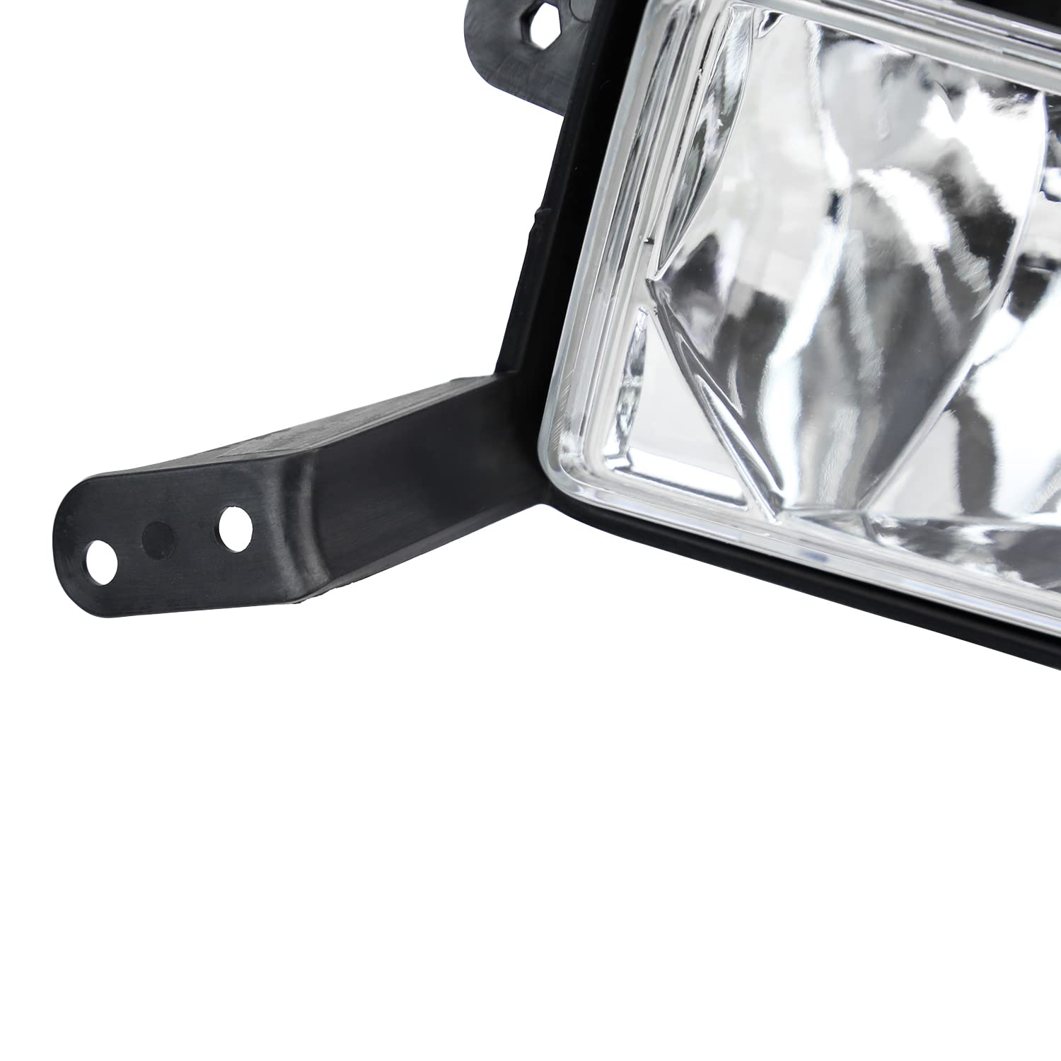 Clear SPEC-D TUNING Bumper Driving Fog Lights + Bulbs + Switch w/Chrome Trim Compatible with 2015-2020 Chevy Tahoe, L+R Pair Assembly