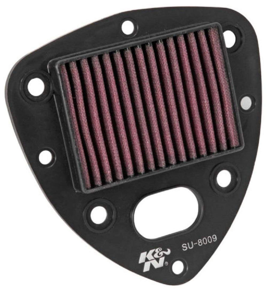 High-Flow K&N Original Lifetime Engine Air Filter: Increase Power & Accerlation, Washable, Premium: Compatible with 2009-2021 Suzuki: (See Product Description for Select Products) SU-8009