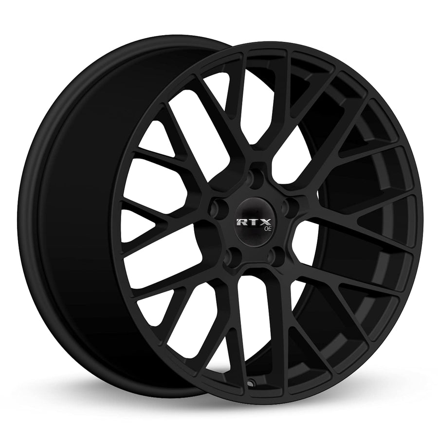Custom RTX HAUSEN Wheel - 20x10, 20 Offset, 5x112 Bolt Pattern, 66.6mm Hub - Satin Black Rim
