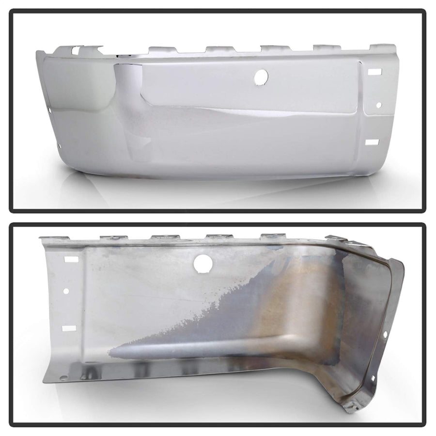 Chevy Silverado 1500 2500 Spyder (xTune) 07-13 / GMC Sierra 07-13 with Sensor Hole Rear Bumper Cap End -