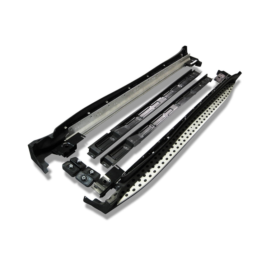 OEM Black Horse Replica Running Boards Compatible with 2018-2020-Benz GLC350e/2018-2020 -Benz GLC63 AMG/2017-2018-Benz GLC300/2017-2020-Benz GLC300/17-20-Benz GLC43 AMG/18-20-Benz GLC63 AMG S-RMWX253
