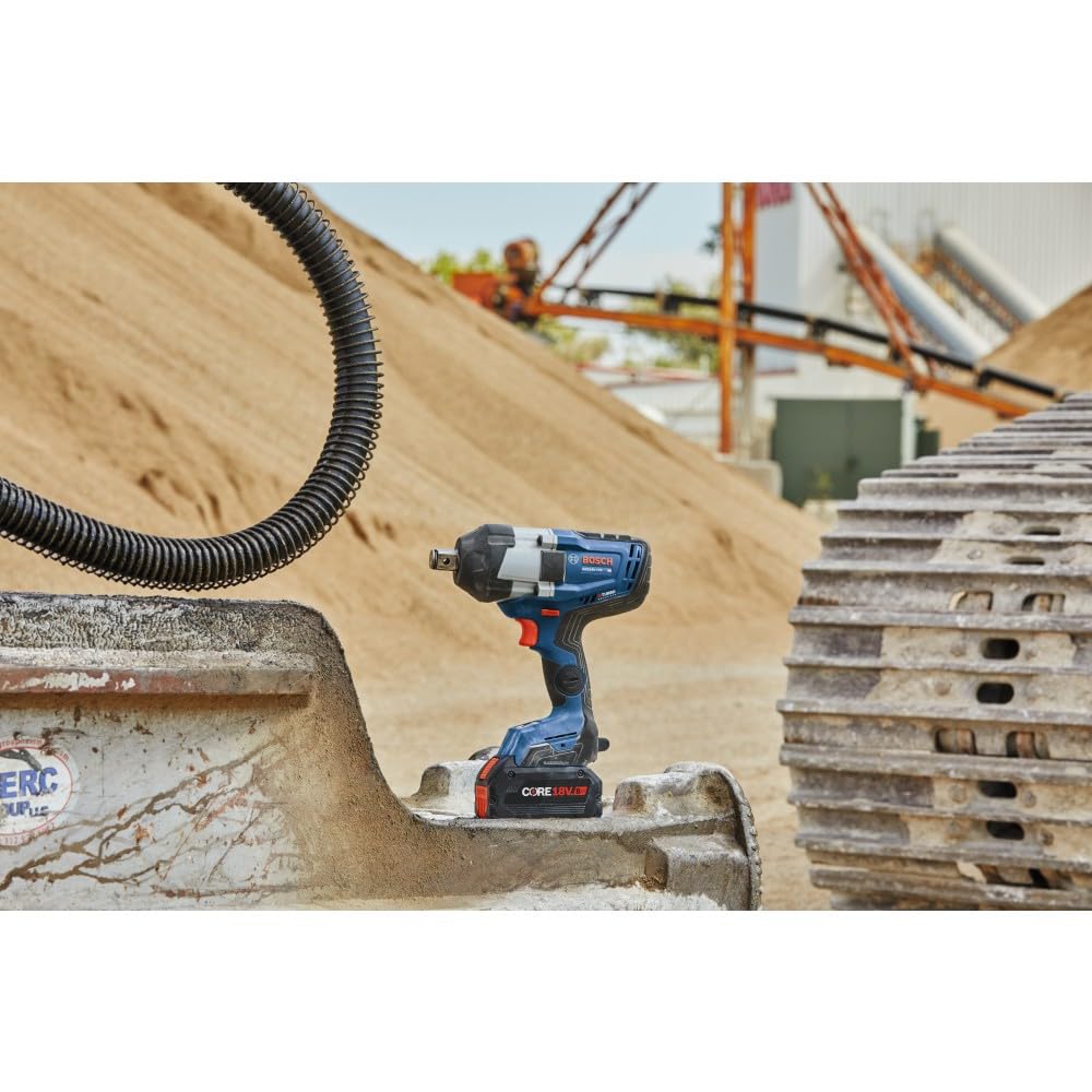 PROFACTOR™ BOSCH GDS18V-770N 18V 3/4 In. Impact Wrench with Friction Ring and Thru-Hole (Bare Tool)