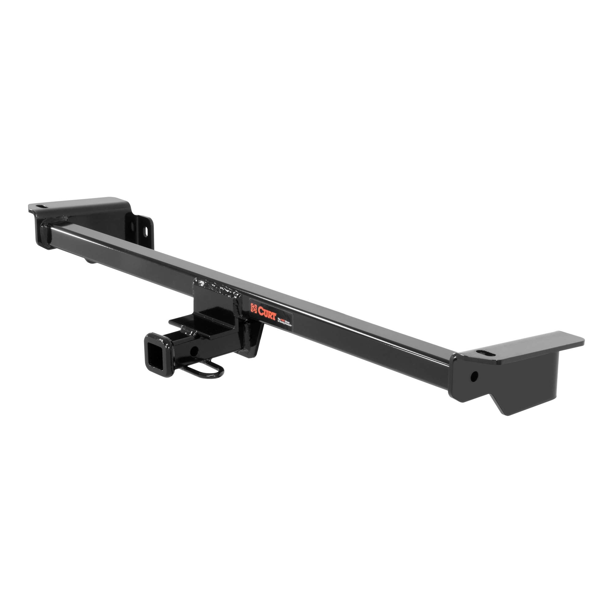 CURT Class 1 Trailer Hitch, 1-1/4-Inch Receiver, Fits Ford Fiesta Select, GLOSS BLACK POWDER COAT