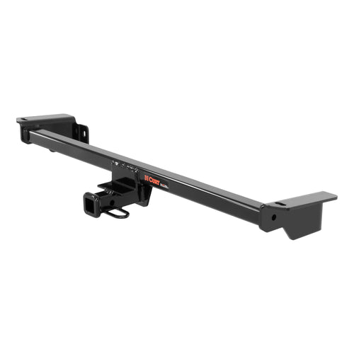 CURT Class 1 Trailer Hitch, 1-1/4-Inch Receiver, Fits Ford Fiesta Select, GLOSS BLACK POWDER COAT